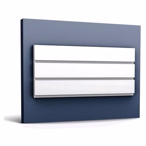 Orac Decor W116 Modern BAR XL 3D Wall Panel, White, 200 x 25 x 25 cm – 1