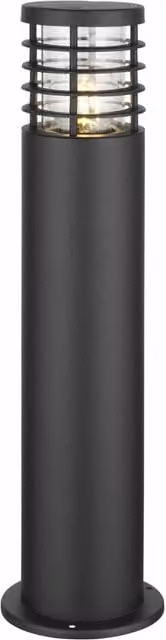 First Choice Lighting Bloom Black IP44 Dimmable LED Outdoor Post Light, Height: 50 cm – 1
