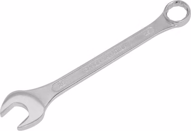 Loops 25mm Combination Spanner in Silver Chrome Vanadium Steel