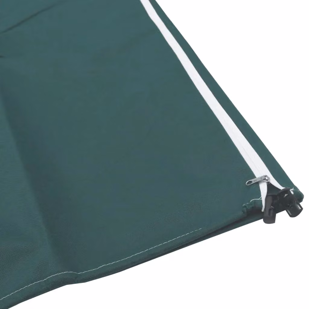 Berkfield Home Plant Fleece Covers with Zip, 2 Pack, Green, W: 3.93 m, H: 3.5 m – 5