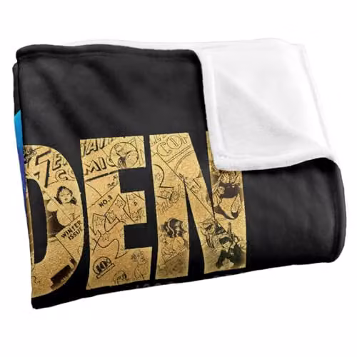 Warner Bros. Justice League DC Across The Years Super Soft Fleece Throw Blanket, Multicolour, W: 152 cm, D: 127 cm – 2