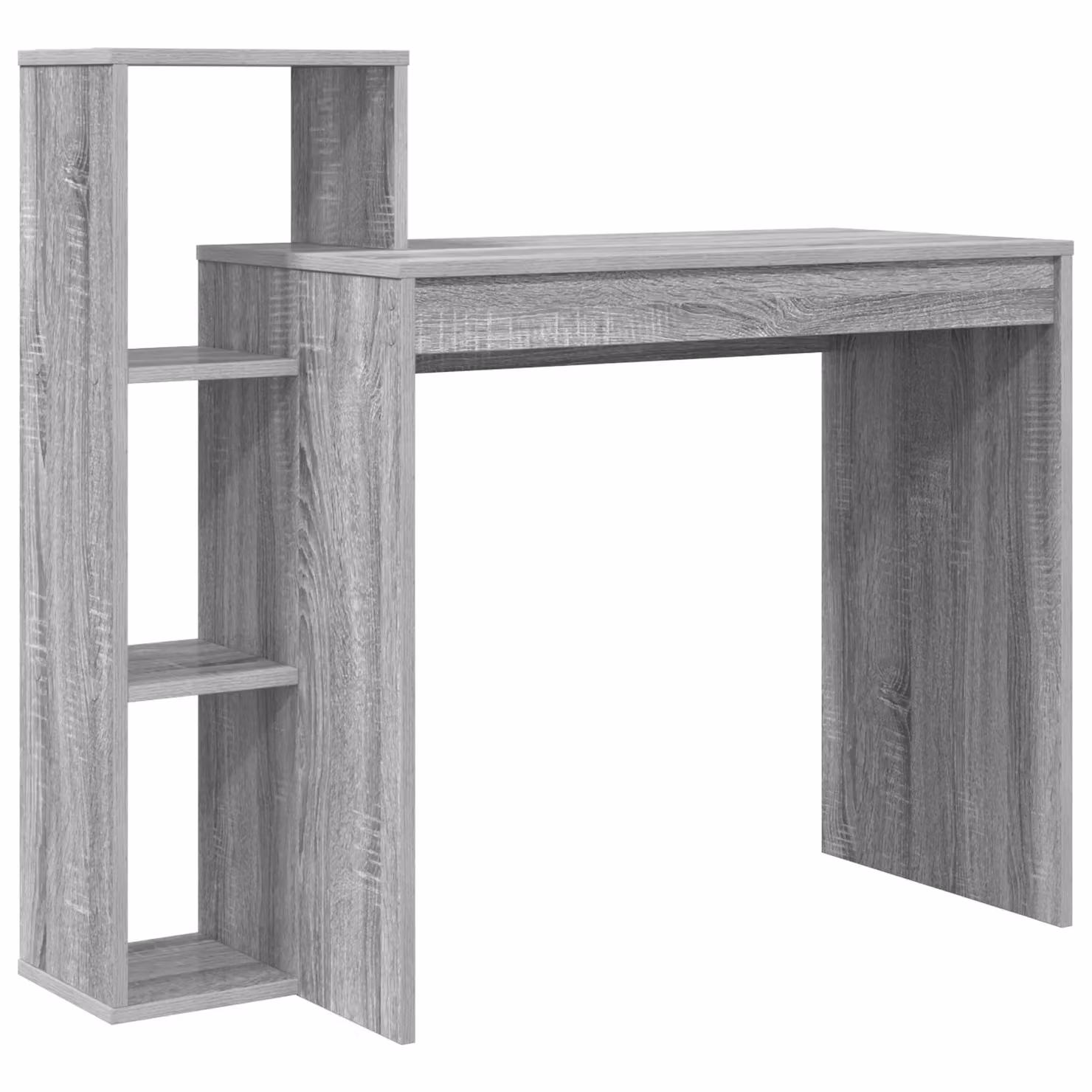 Berkfield Home Computer Desk in Grey Sonoma MDF – 2