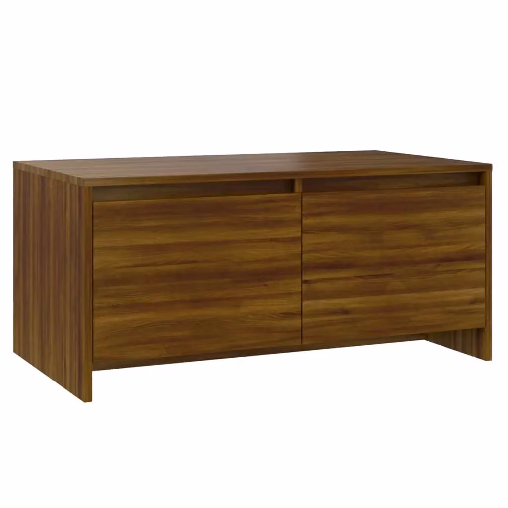 Berkfield Home Modern Brown Oak Coffee Table, W/D/H: 90 x 50 x 41.5 cm – 2