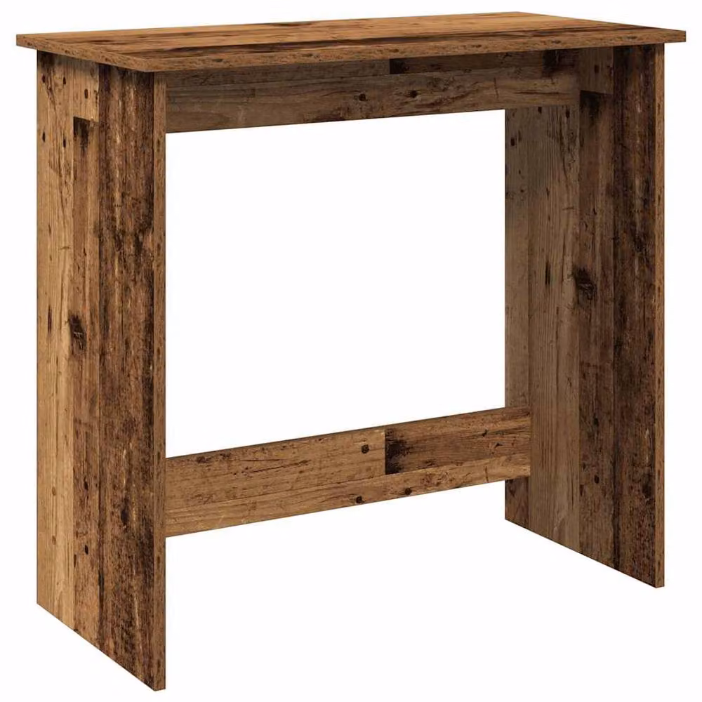 Berkfield Home Decorative Writing Desk in Brown Old Wood, W/D/H: 80 x 40 x 75 cm – 3