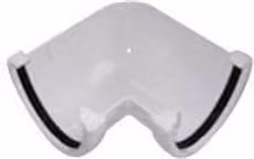 FloPlast Xtraflo Half Round Gutter Angle 90 Degree 170mm White