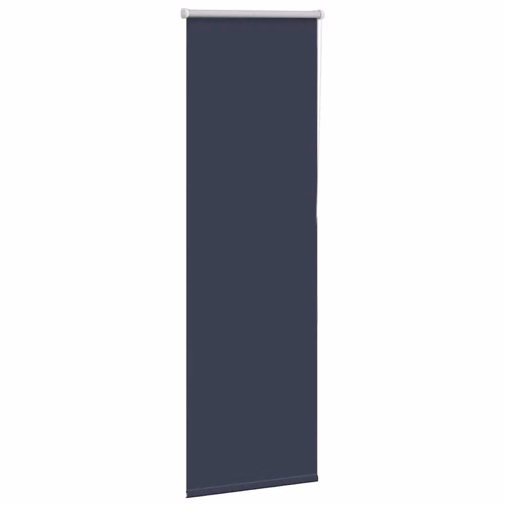Berkfield Home Blue Blackout Roller Blind, Thermal Insulating Polyester Fabric, W: 40 cm, H: 150 cm