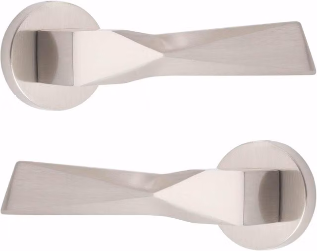 Golden Grace Polished Silver Door Handles