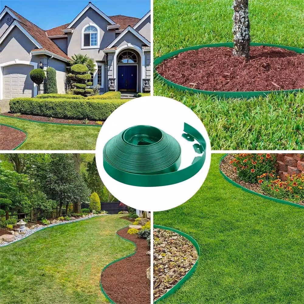 Nordara 10m Green Garden Lawn Edging with 50 Pegs – 4
