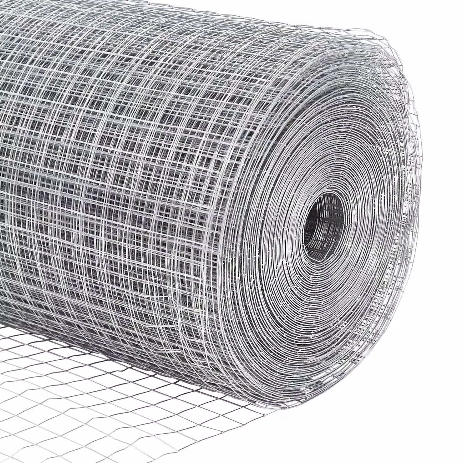 Berkfield Home Galvanised Steel Welded Wire Fence with 7 Posts, Silver, W: 10 m, H: 0.6 m – 3