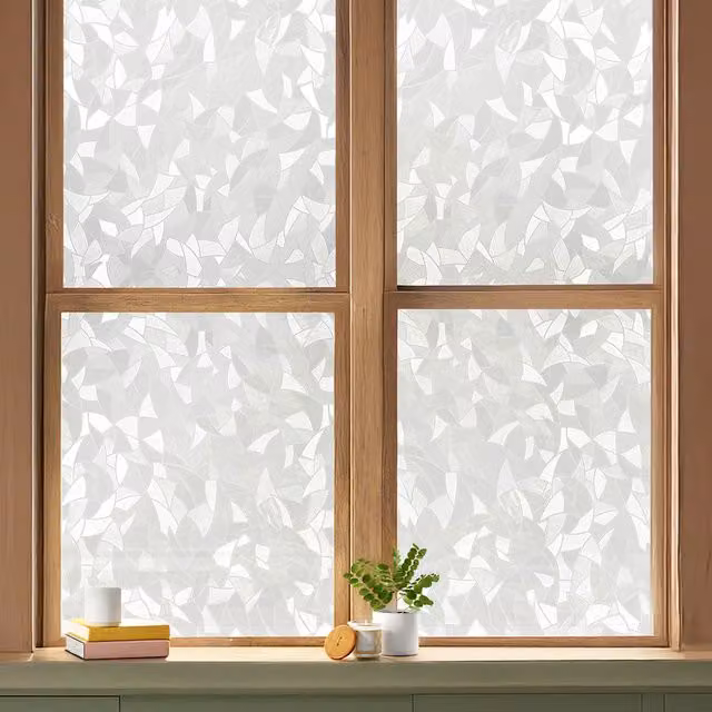 Lifeideas Self-Adhesive Translucent White 3D Privacy Window Film