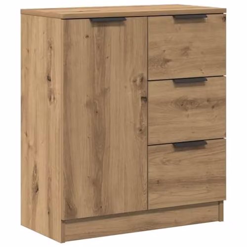 vidaXL Artisan Oak Sideboard in Brown, W/D/H: 60 x 30 x 70 cm – 1