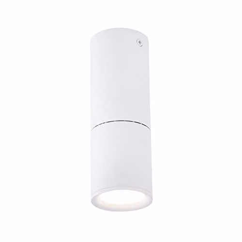 Netlighting Forlight Tub Round Surface Mounted LED Downlight Matt White Cool White – 1