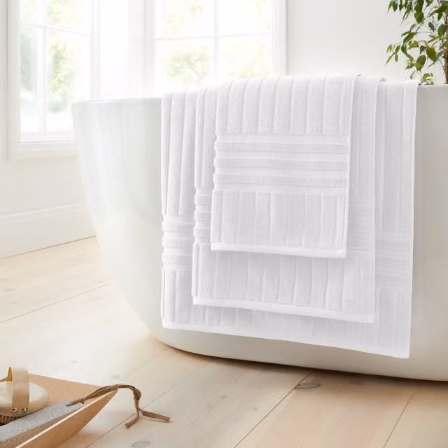 Bianca Hotel Cotton Bath Sheet White W/L: 100 x 150 cm
