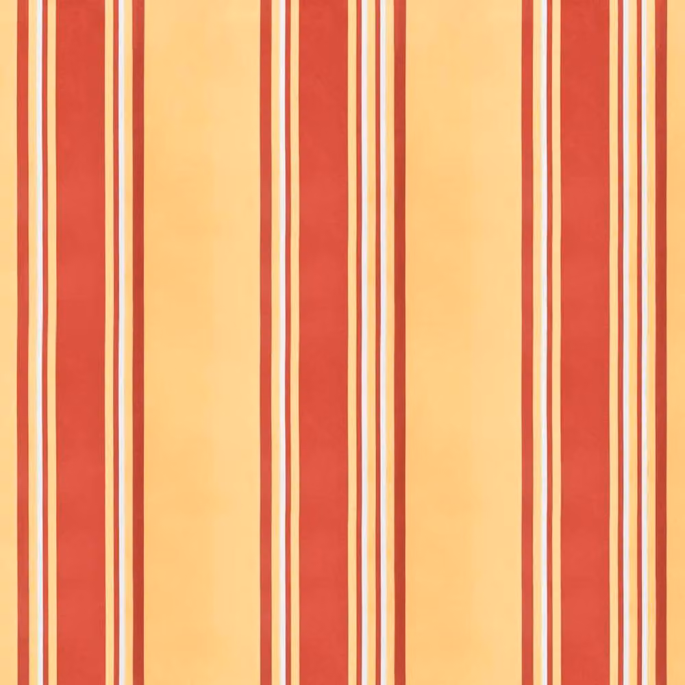 Berkfield Home Replacement Awning Valance Fabric in Yellow and Orange Stripe, 3.5 m – 3