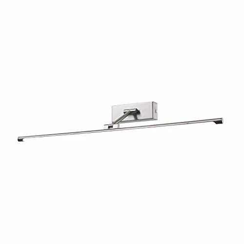Netlighting Modern LED Picture Lamp in Silver and Grey, Warm White 3000K, 840lm