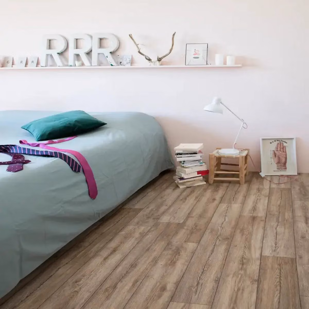 Vinyl Flooring UK Wood Effect Brown Cushion Backed Vinyl Flooring Sheet, W: 300 cm, D: 500 cm – 2