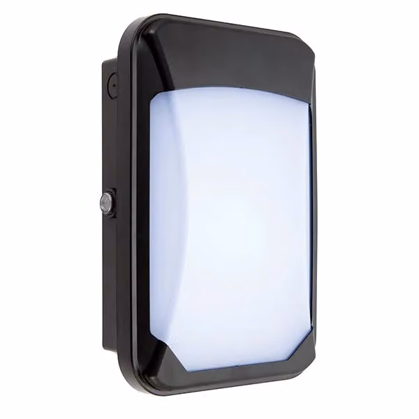 Netlighting Lucca Integrated LED Outdoor Wall Mini Light in Black with Dusk Sensor, IP65 Rated – 2