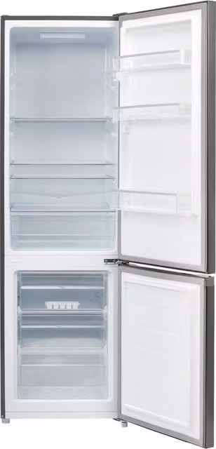 Willow Freestanding Low Frost Bottom Freezer Fridge 262L, Grey