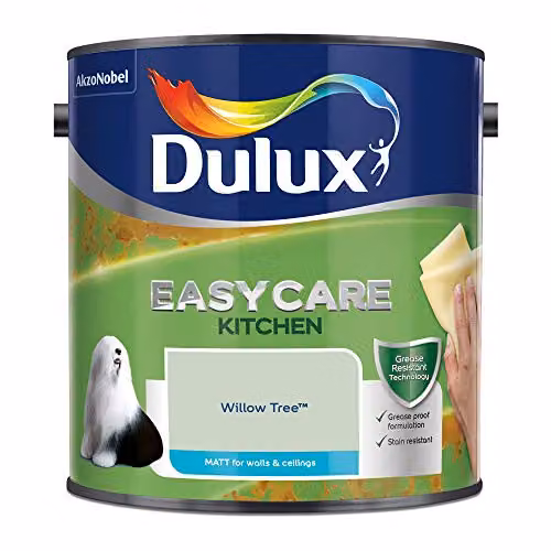 Dulux Easycare Kitchen Matt Emulsion Paint, Green, 2.5L – 2