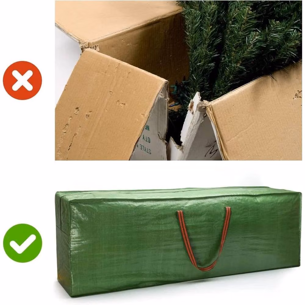 Kelvenix Large Heavy Duty Christmas Tree Storage Bag in Green – 4