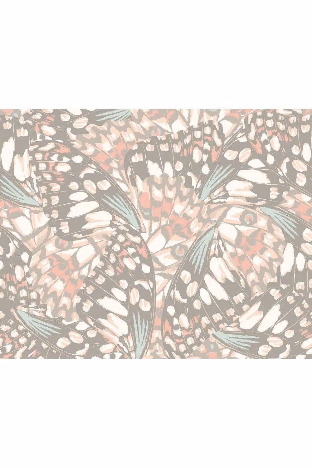 Origin Murals Butterfly Wings Abstract Wall Mural in Natural Multicolour, W: 350 cm, H: 280 cm – 2
