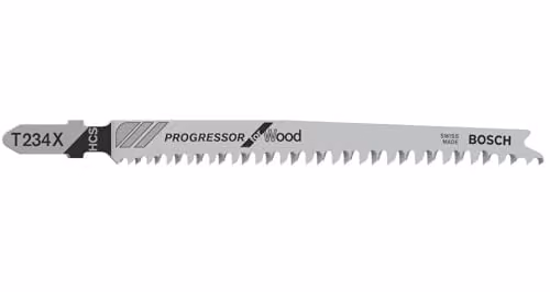 Bosch T 234 X Progressor Wood Jigsaw Blades, Pack of 5, Silver