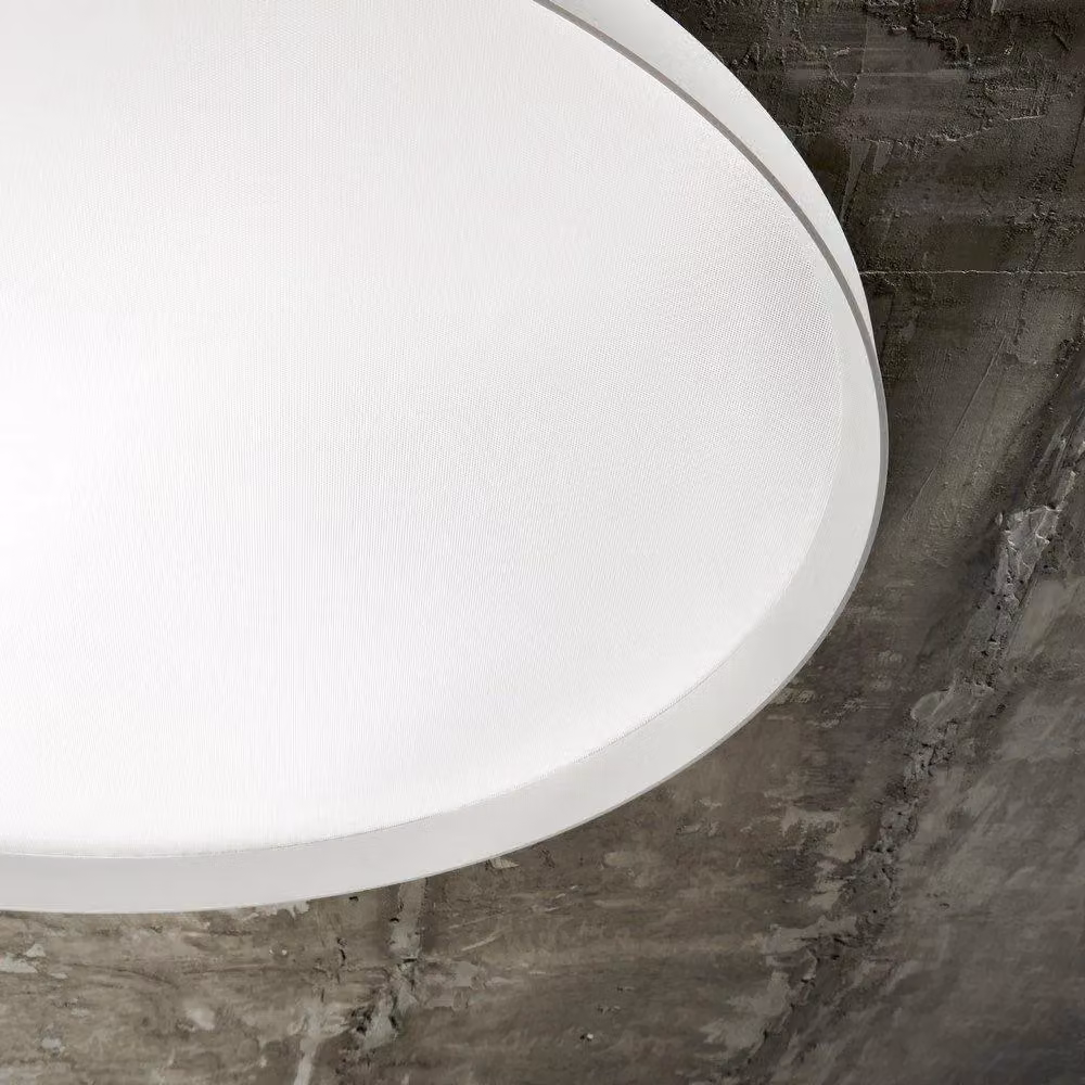 Netlighting Fly Decorative Round White Flush Ceiling Light with 3000K Warm White Glow – 2