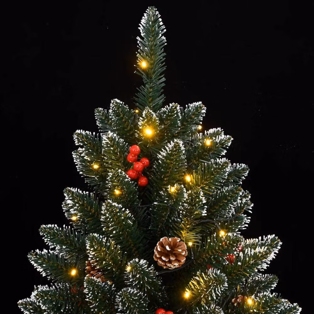Berkfield Home Realistic Artificial Green Christmas Tree with 300 LEDs, Height: 180 cm – 5