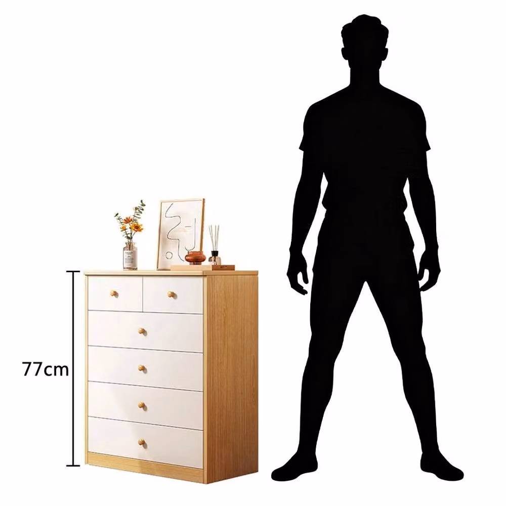 EONLION 5 Layer White Chest of Drawers Bedside Unit – 2