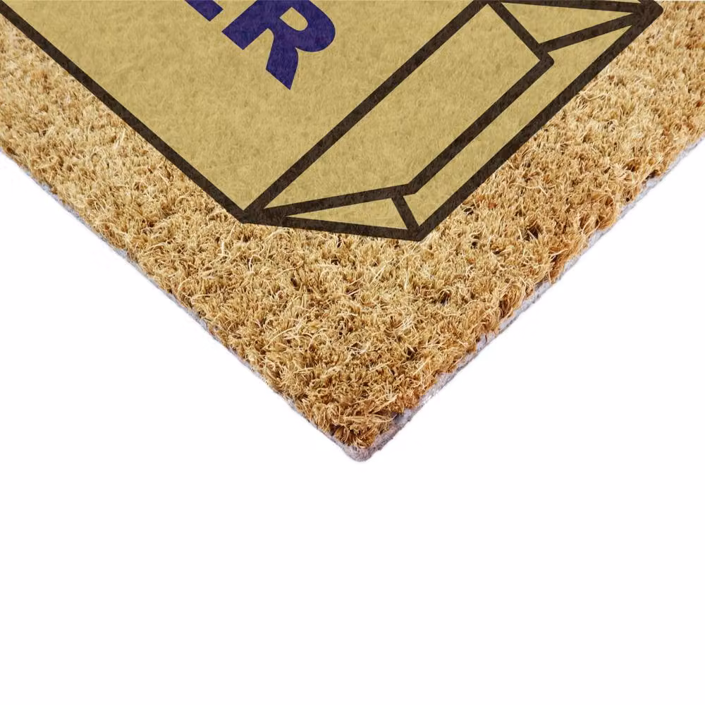 Artsy Mats Butter Block Coir Doormat in Beige, W/D: 90 x 60 cm – 4