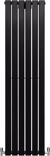 Monstershop Designer Flat Panel Steel Radiator in Black, W: 160 cm, H: 42 cm – 9