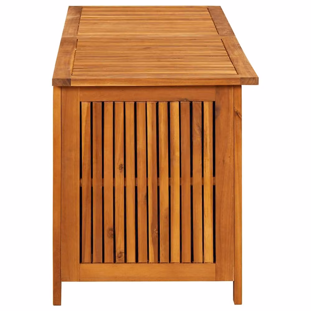 Berkfield Home Brown Solid Acacia Wood Garden Storage Box W/D/H: 150 x 50 x 58 cm – 3
