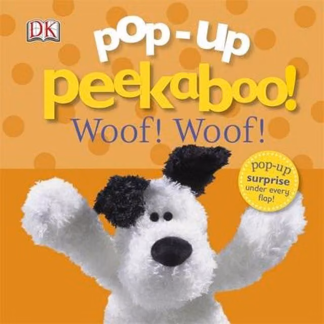 DK Pop-Up Peekaboo Puppies Multicolour Board Book