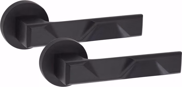 Golden Grace Polished Black Door Handles