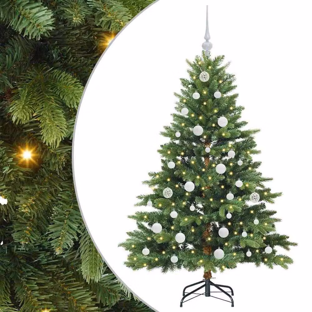 Berkfield Home Artificial Green Christmas Tree with 150 LEDs, Height: 150 cm – 2