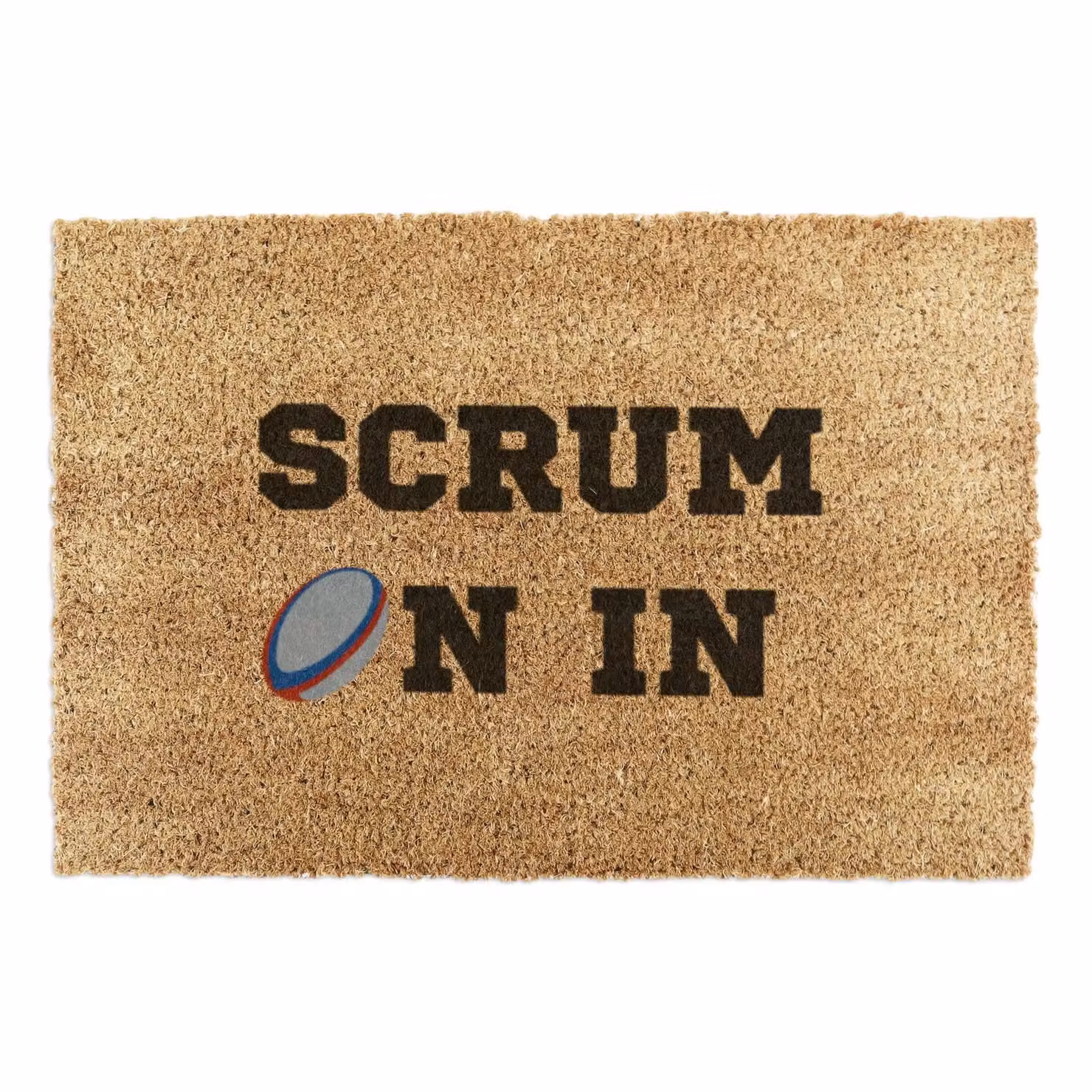 Artsy Mats Scrum On In Doormat, Brown, W: 90 cm, D: 60 cm – 2