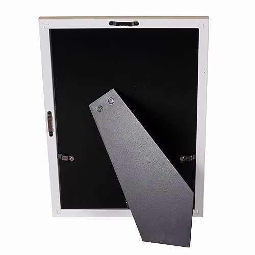Happy Homewares Modern Rectangular A4 Certificate Frame for Wall Hanging or Tabletop in Black or Brown, W/H: 21 x 30 cm – 2