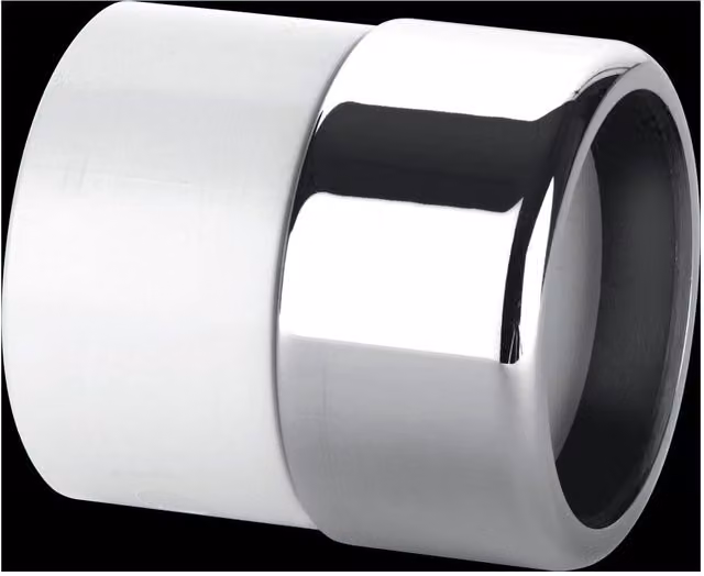McAlpine Chrome Plated Brass Compression Straight Coupling 1.25 inch White