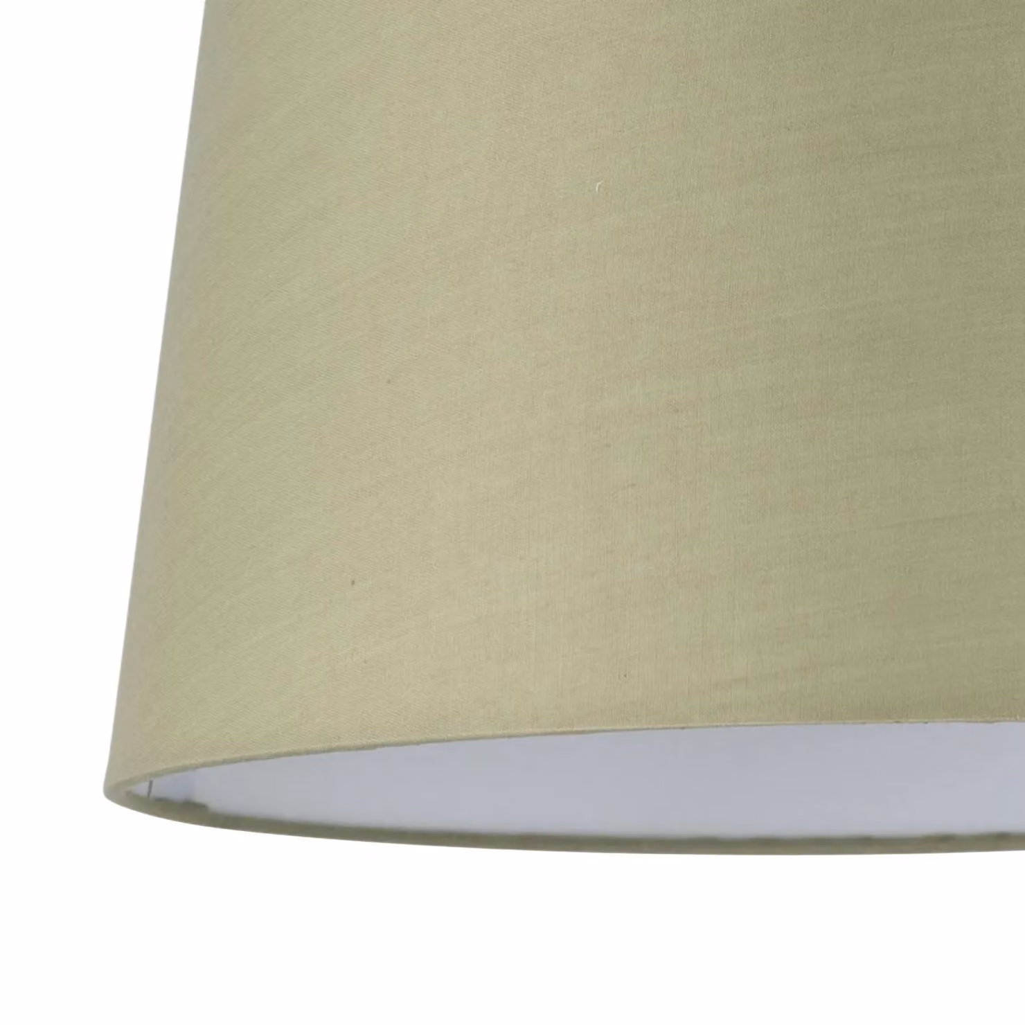 First Choice Lighting Green Cotton Tapered Cylinder Pendant Lamp Shade, Diameter: 28 cm – 2