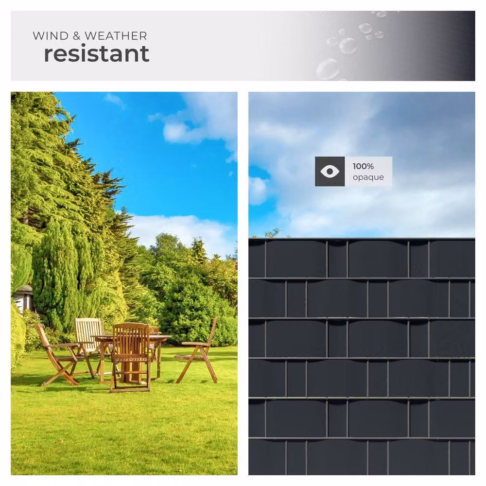 tectake 1 Privacy Film, 35 m, Anthracite – 4