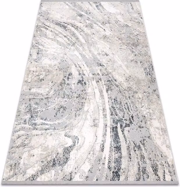 RugsX Tuls Abstract Modern Rug in Beige and Grey, W: 240 cm, D: 330 cm