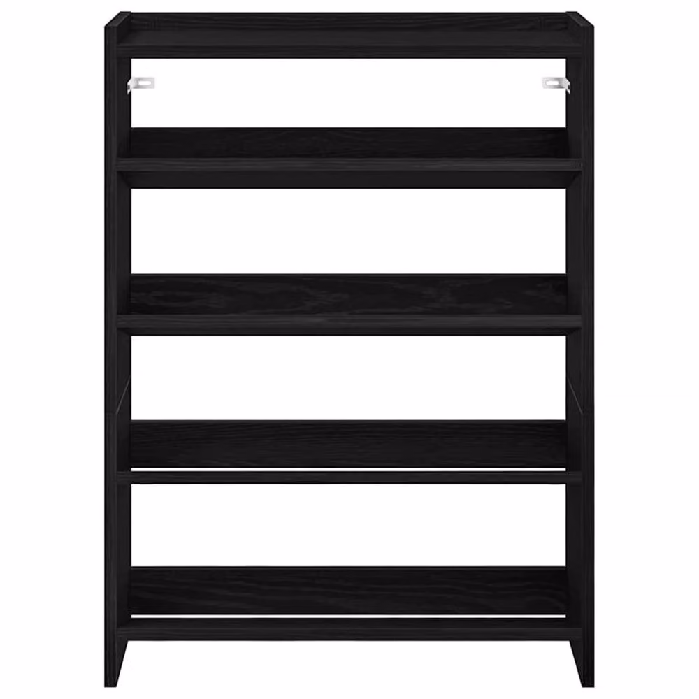 Berkfield Home Black Modern MDF Shoe Rack, W/D/H: 60 x 25 x 81 cm – 3