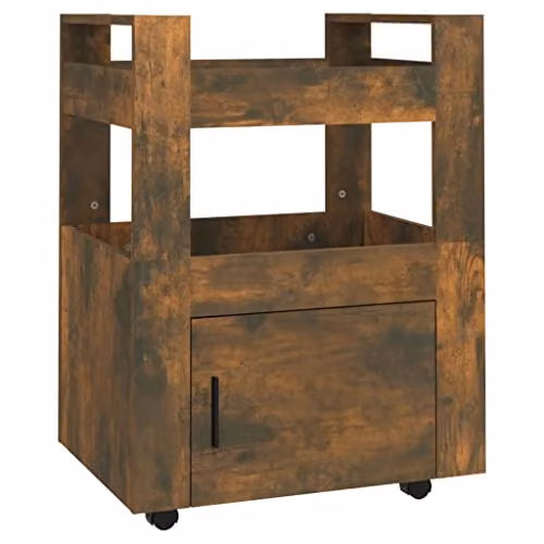 vidaXL Kitchen Trolley in Brown, W/D/H: 60 x 45 x 80 cm
