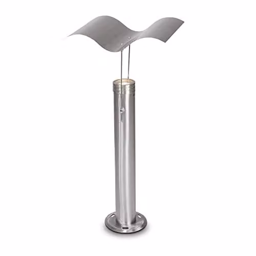 Netlighting Albat Outdoor Aluminium Bollard IP44 in Grey