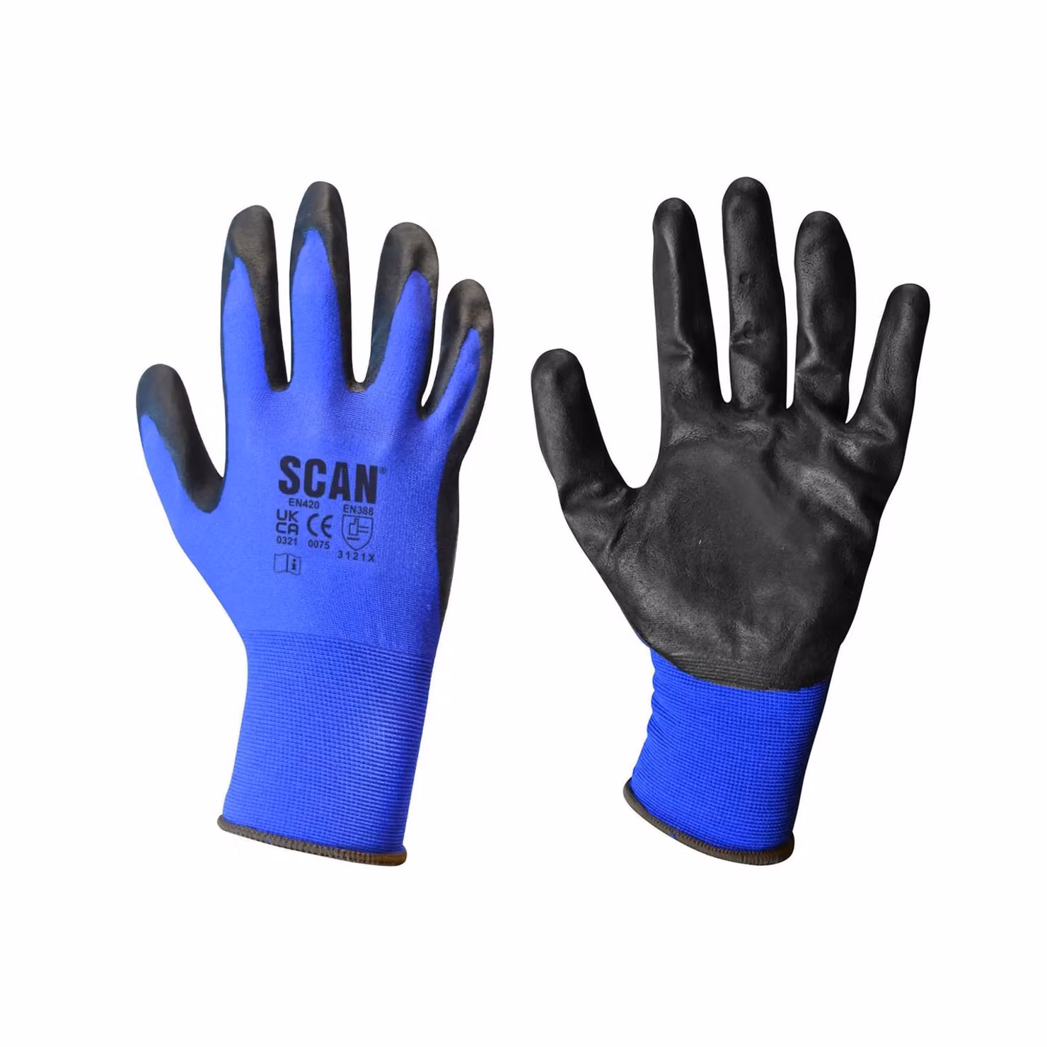 Scan Max Dexterity Nitrile Gloves, Blue, Size: 2XL – 2
