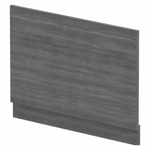 Balterley Wooden Bath End Panel with Plinth in Anthracite Grey, Width: 80 cm – 1
