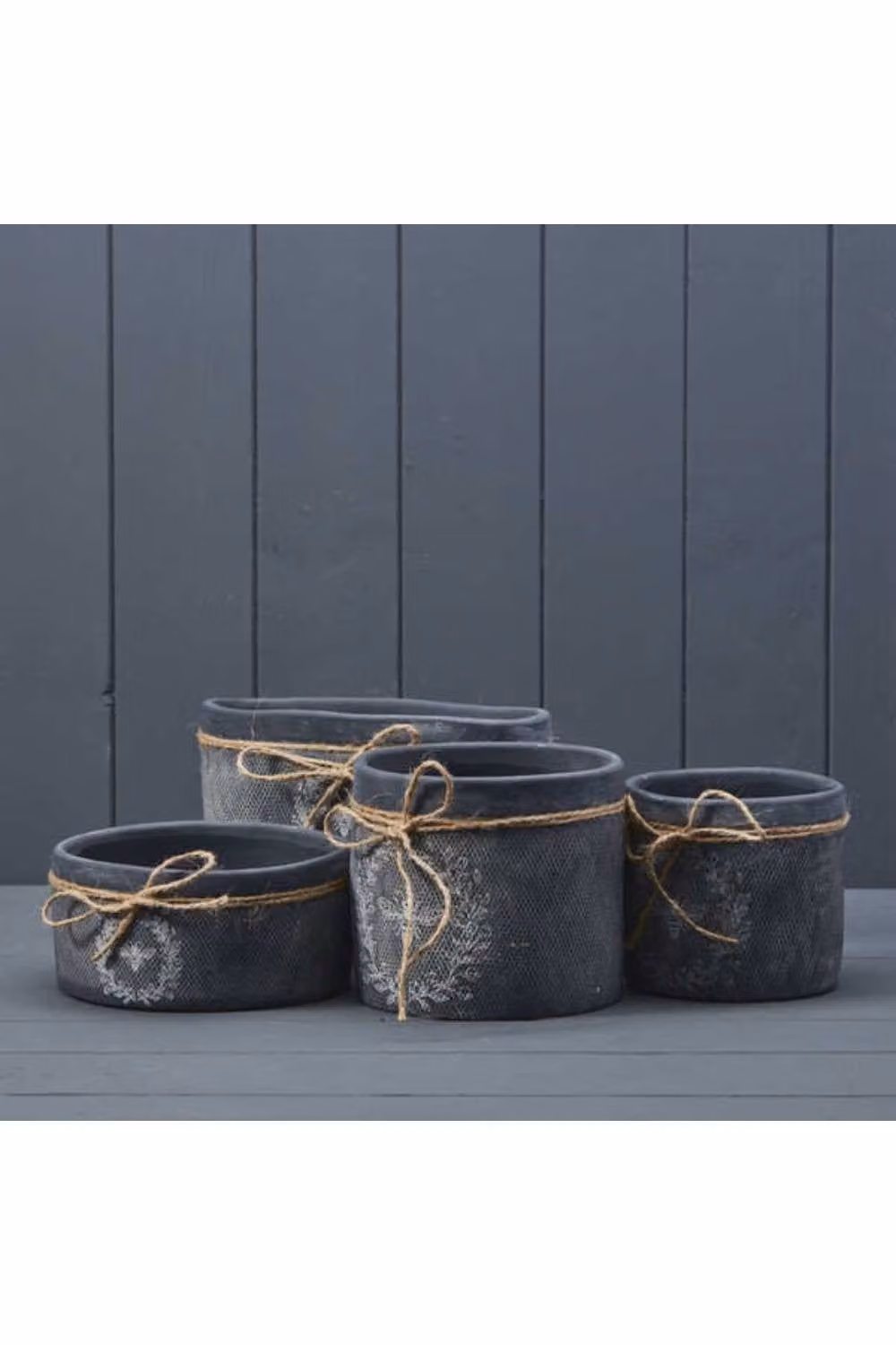 KDMD Ceramic Rustic Black Indoor Plant Pot – 2