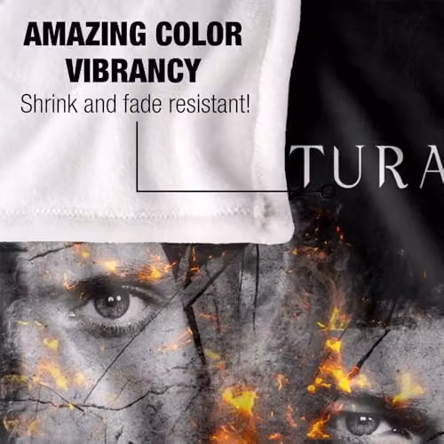 LOGOVISION Supernatural Sam Dean Cracking Portraits Super Soft Fleece Throw Blanket, Multicolour, W: 91 x D: 147 cm – 3