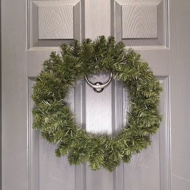 Kaemingk Plain Green Artificial Imperial Pine Christmas Wreath, Diameter: 50 cm – 1