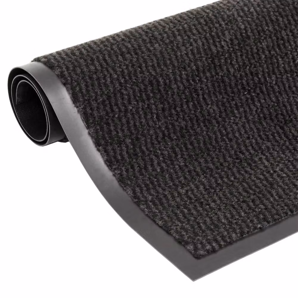 Berkfield Home Durable Tufted Doormat, Black, W: 60 cm, L: 150 cm – 2